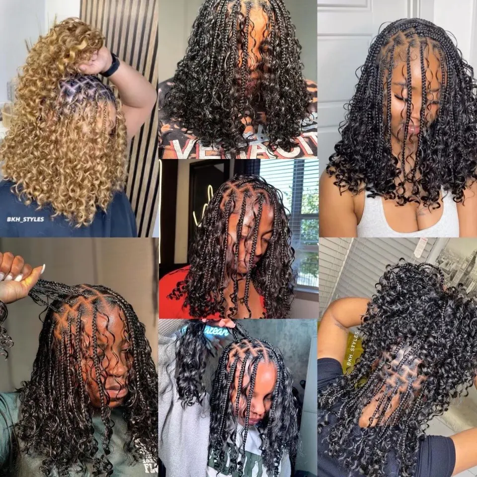 Hair braiding look 7 from the Bamba gallery