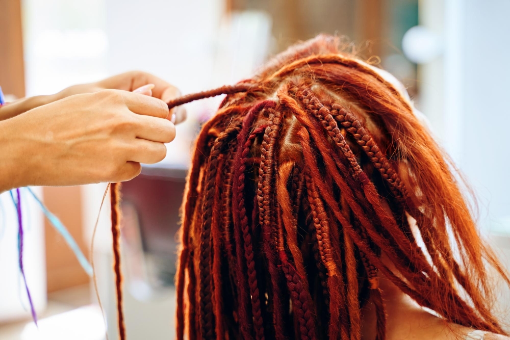 TAKE DOWN LARGE BRAIDS