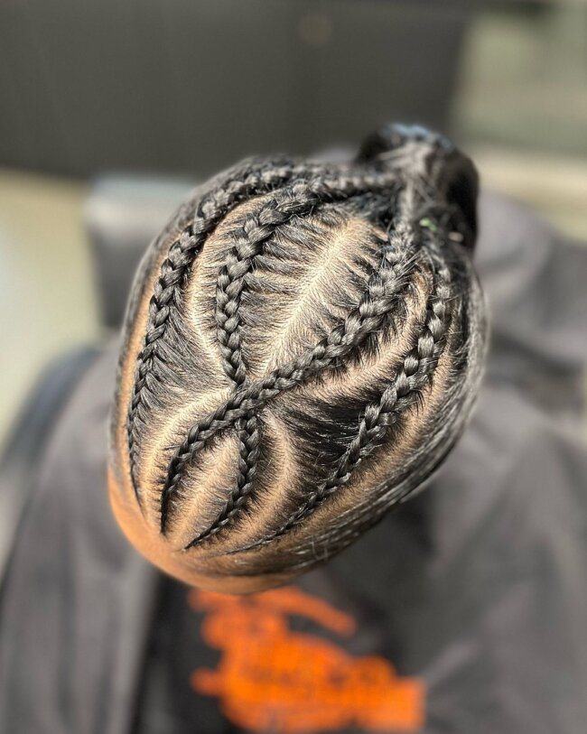 twist cornrow braids