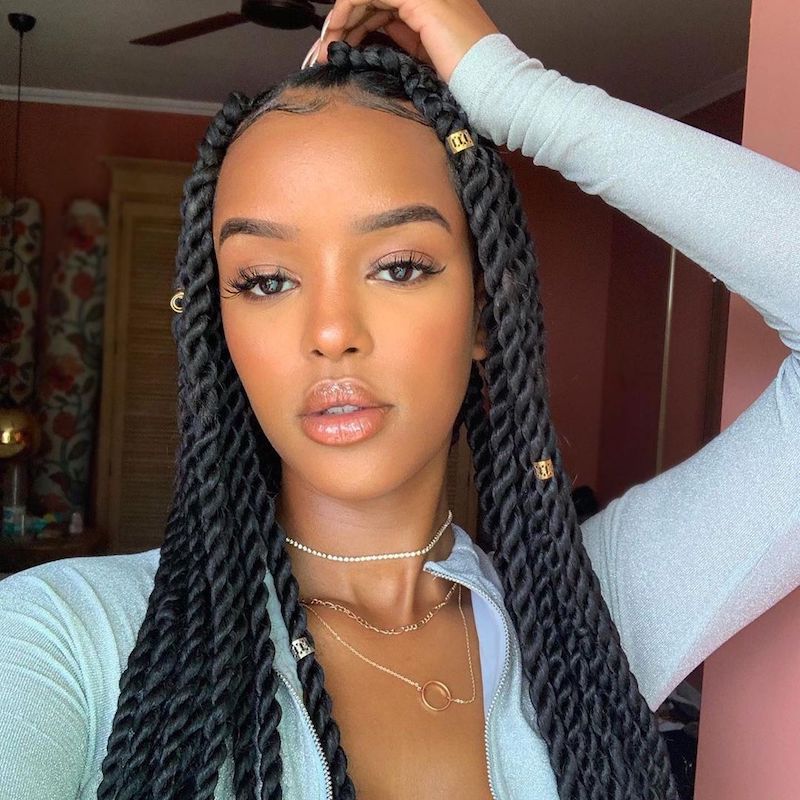 goddess twist braids