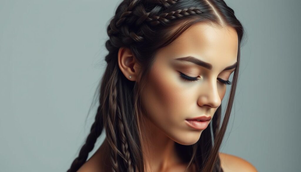 From Day to Night: Styling Ideas for Invisible Braids 1 invisible braids hairstyle